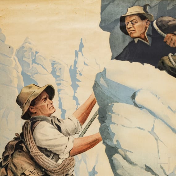 Willi Engelhardt - a movie poster for "Der goldene Gletscher", 1932
