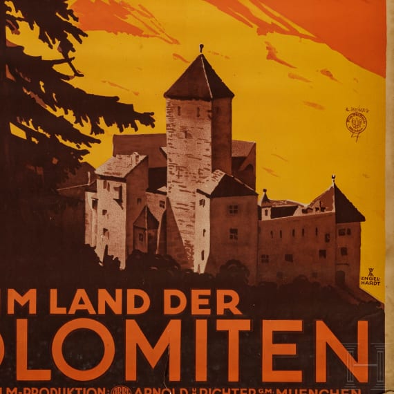 Willi Engelhardt - Filmplakat "Im Land der Dolomiten", 1931