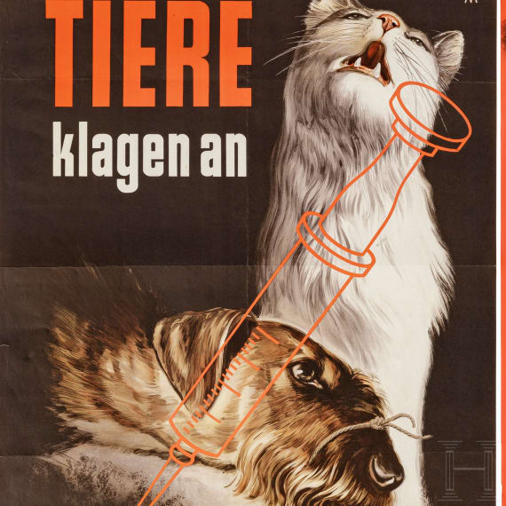 Willi Engelhardt - zwei Plakate "Tierschutzverein Starnberg und Umgebung", 1950er Jahre