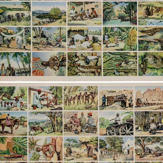 Willi Engelhardt - zwei Bilderfolgen-Plakate "Impressionen aus Afrika"