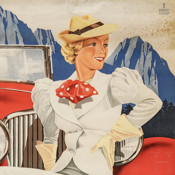 Willi Engelhardt - seltenes Filmplakat "IA in Oberbayern", 1936
