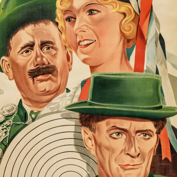 Willi Engelhardt - Filmplakat zu "Der Sch&uuml;tzenk&ouml;nig", 1932