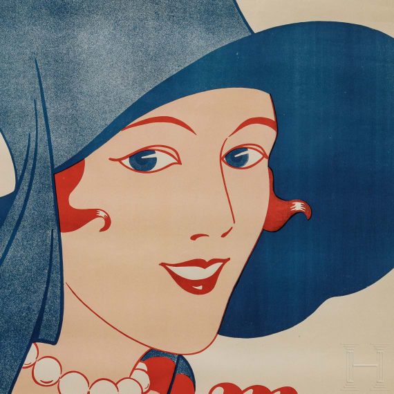 Willi Engelhardt - Filmplakat zu "Miss Evelyne - Die Badefee", 1929