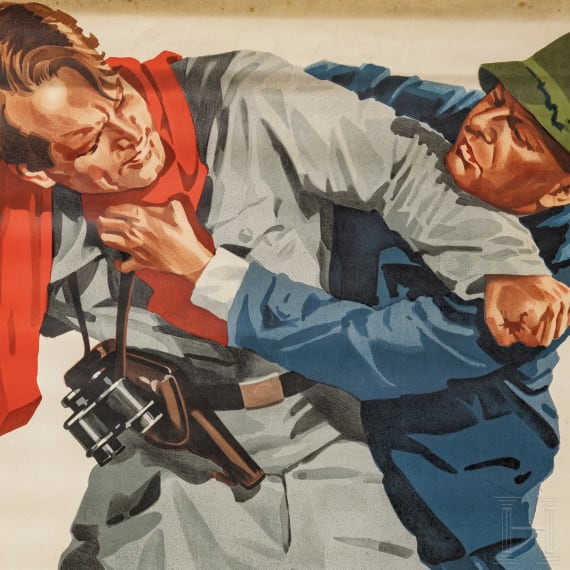 Willi Engelhardt - a movie poster for "Grenzfeuer - Der Schmuggler vom Watzmann", 1934