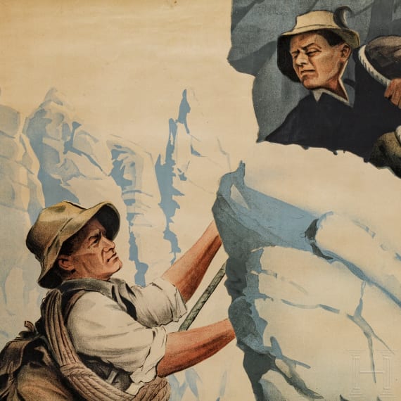 Willi Engelhardt - Filmplakat "Der goldene Gletscher", 1932