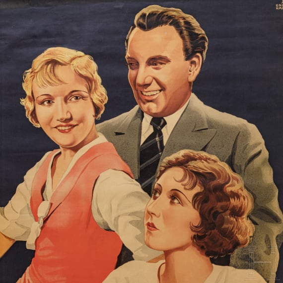 Willi Engelhardt - Filmplakat zu "Richard Tauber in Melodie der Liebe", 1932