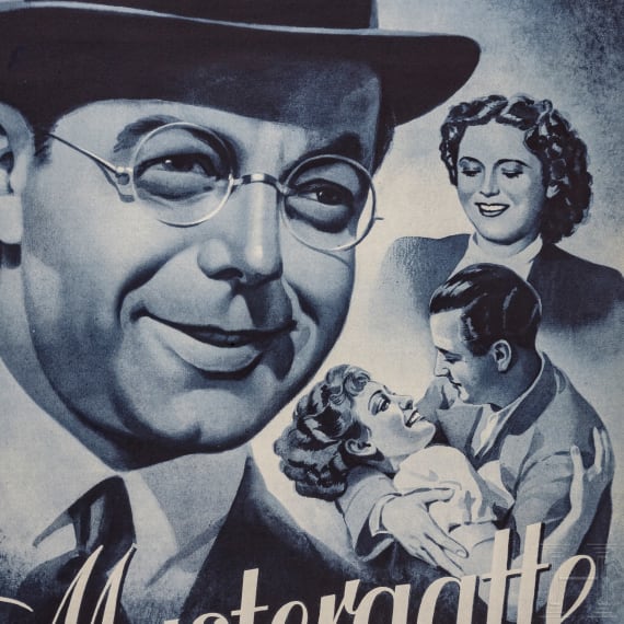 Willi Engelhard - Filmplakat zu "Der Mustergatte" mit Heinz R&uuml;hmann, 1937