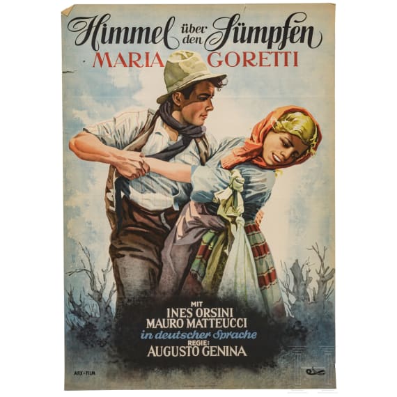 Willi Engelhardt - drei Filmplakate f&uuml;r "Himmel &uuml;ber den S&uuml;mpfen", "J&auml;gerblut" und "Nackter Amazonas", 1950er Jahre