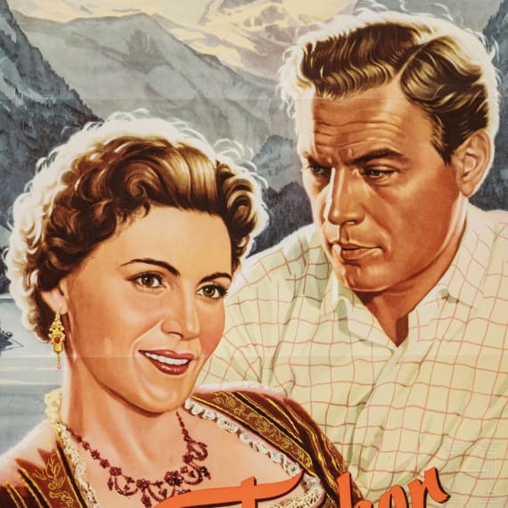 Willi Engelhardt - drei Filmplakate zu "Der Fischer vom Heiligensee", "Das Kreuz am J&auml;gersteig" und "Das Erbe vom Pruggerhof", 1950er