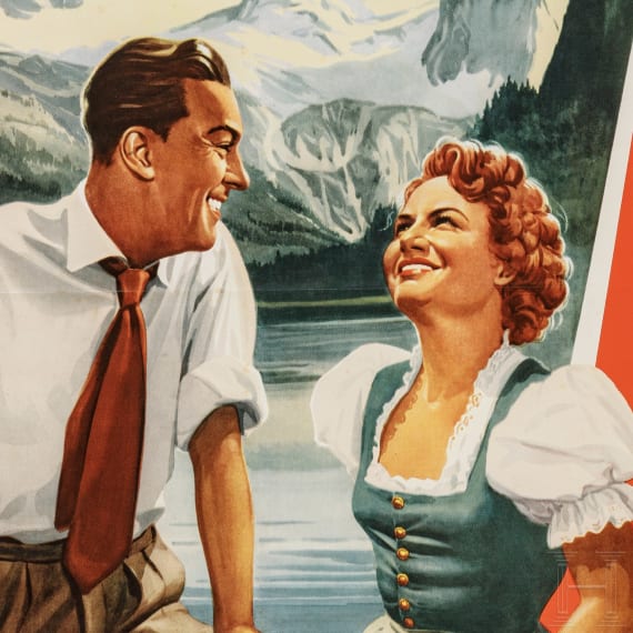 Willi Engelhardt - drei Filmplakate f&uuml;r "Das Schweigen im Walde", "Wenn ich einmal der Herrgott w&auml;re" und "Oh, diese lieben Verwandten", 1950er Jahre