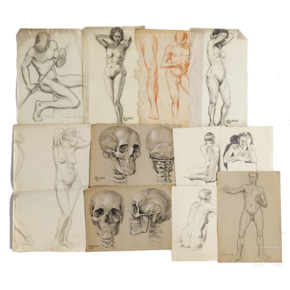 Willi Engelhardt - ca. 150 Akt- und Figurenstudien, 1920er Jahre