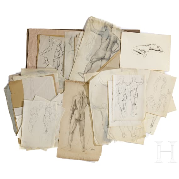 Willi Engelhardt - ca. 150 Akt- und Figurenstudien, 1920er Jahre
