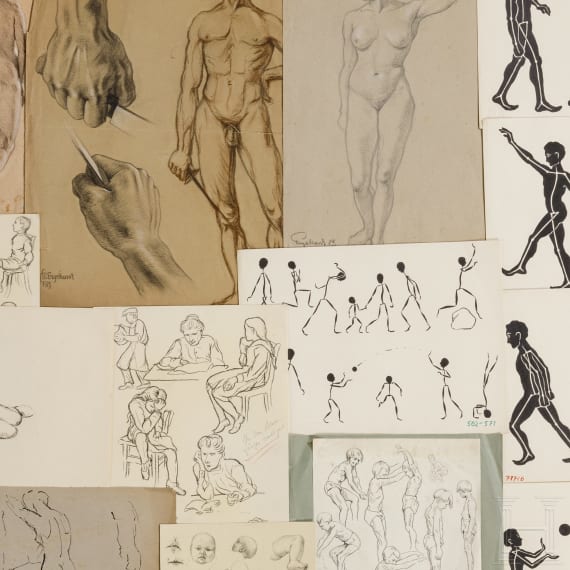 Willi Engelhardt - ca. 150 Akt- und Figurenstudien, 1920er Jahre