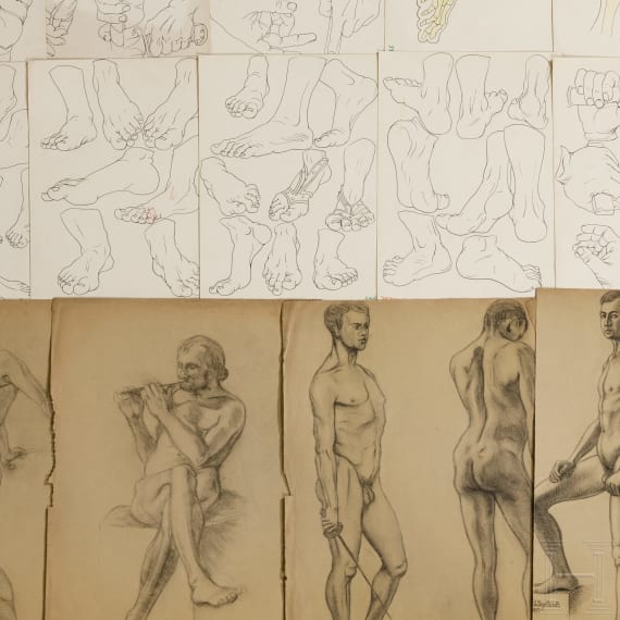 Willi Engelhardt - ca. 150 Akt- und Figurenstudien, 1920er Jahre