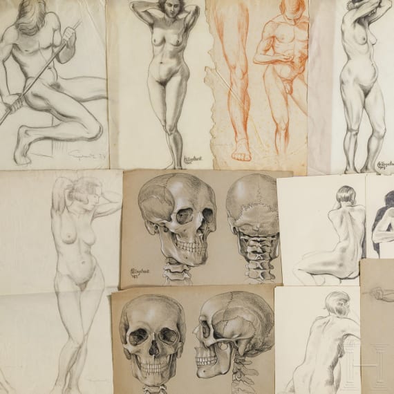 Willi Engelhardt - ca. 150 Akt- und Figurenstudien, 1920er Jahre