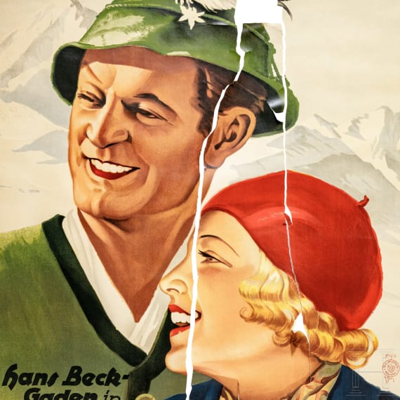 Willi Engelhardt - drei Plakate zu "Mokri Superb Zigaretten - Lande Dresden", "F&uuml;rst Seppl im Grandhotel" und "Kiki", 1930er Jahre