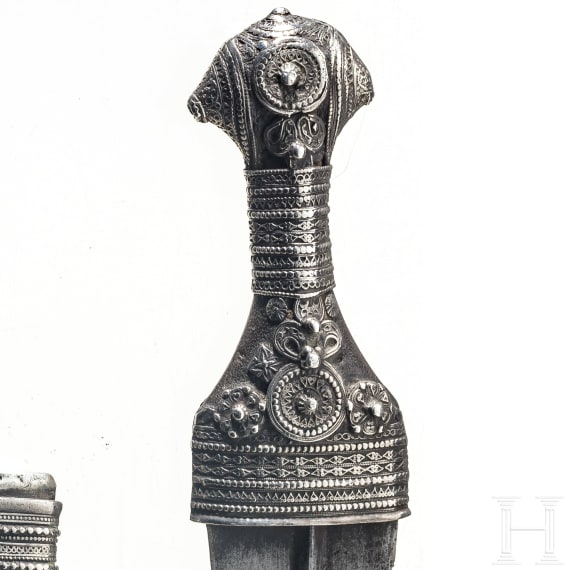 Silbermontierte Djambia, Saudi-Arabien, 19. Jhdt.