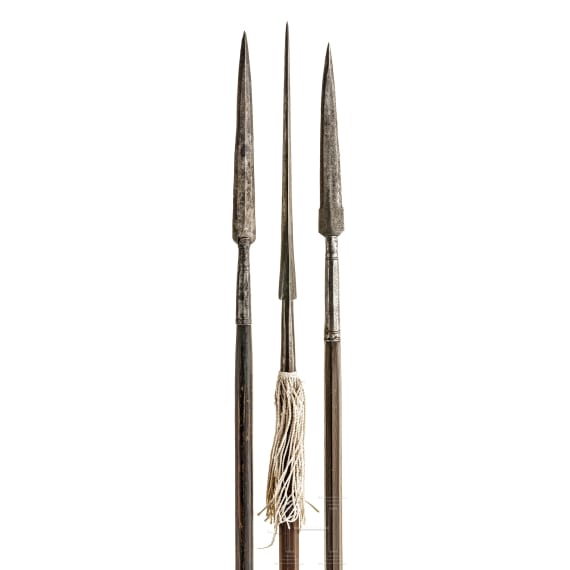 Three Indo-Persian spears, 18th/19th century