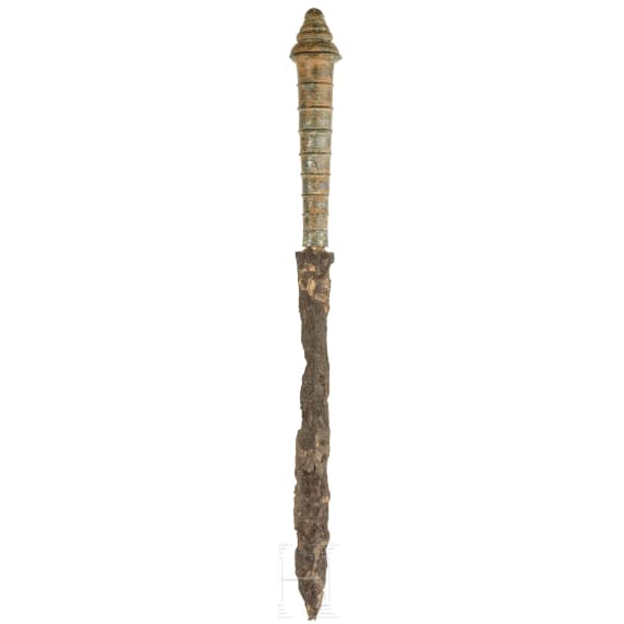 Dolch mit Bronzegriff, Burma (?), 1. - 5. Jhdt. n. Chr.