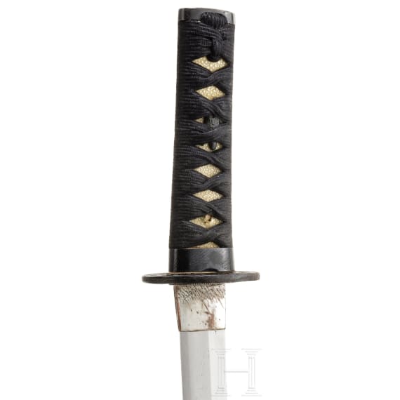 A Japanese wakizashi, circa 1650