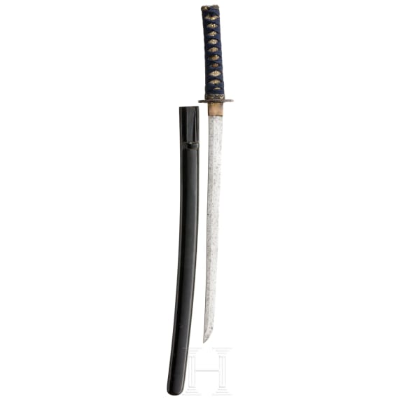 A Japanese wakizashi, ca. 1750