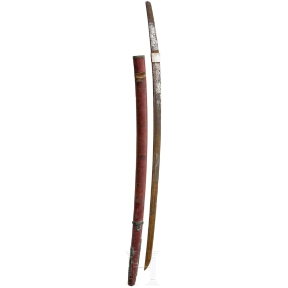 A Japanese katana blade, ca. 1580