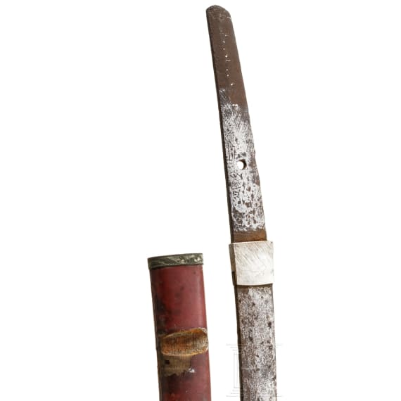 A Japanese katana blade, ca. 1580