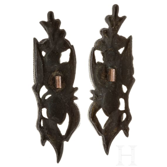 A pair of Japanese menuki, 2nd half of the Edo period