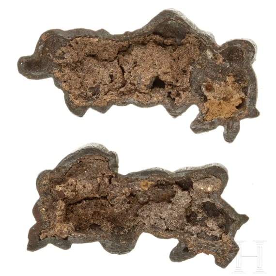 A pair of Japanese menuki, 2nd half of the Edo period