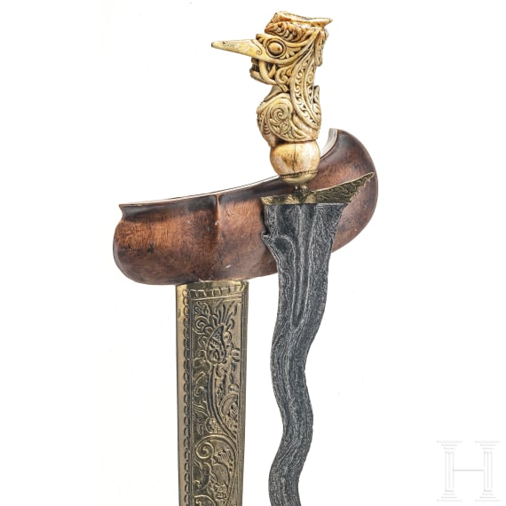 A Balinese keris, 19th century
