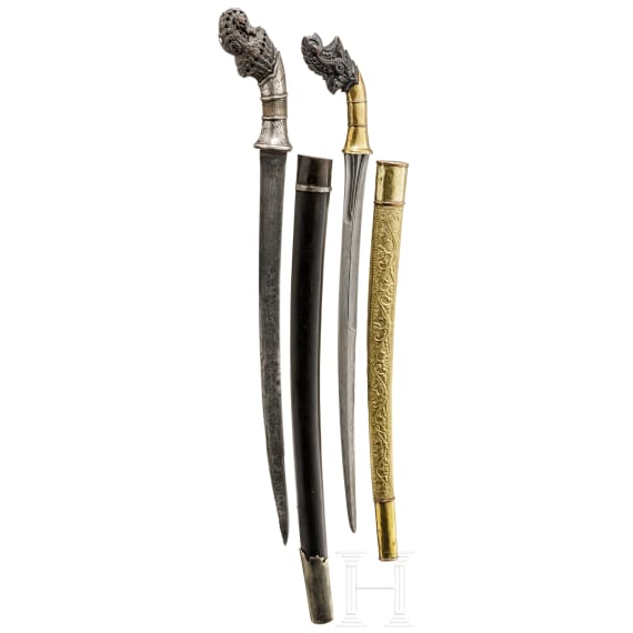 Two Indonesian Pedang, 19th/20th century