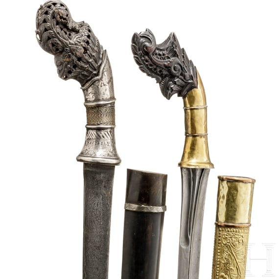 Two Indonesian Pedang, 19th/20th century