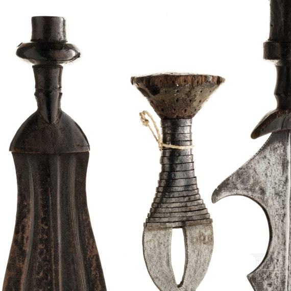 Three Central African knives