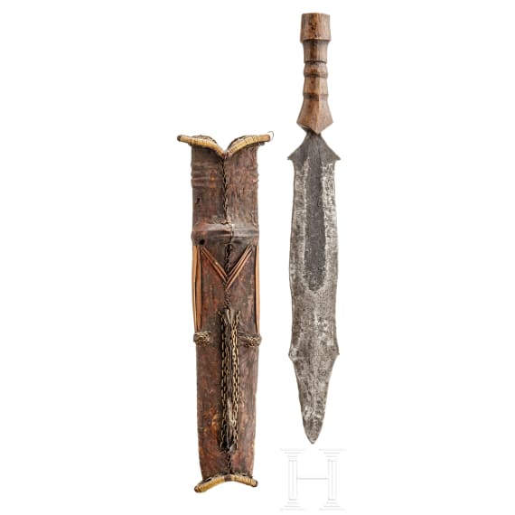 An African short sword from the Tetela