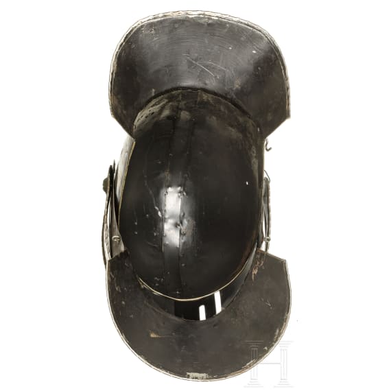 A closed helmet, collector's replica in the style of the 16th century