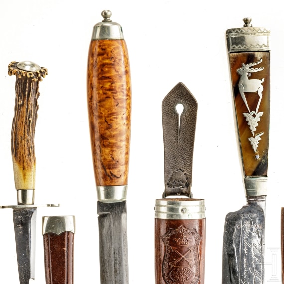A group of three Austrian and Finnish knives, 19th century