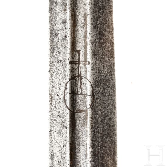 A knightly sword, historicism in 1450s style