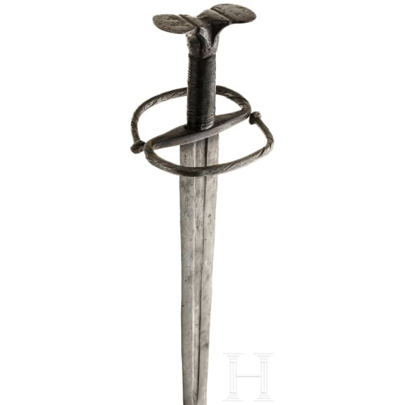 A German historicism "Katzbalger" short-sword with an old blade, in the style of circa 1520