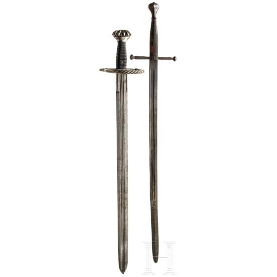 Two swords, collector's replicas in the style of the 16th century