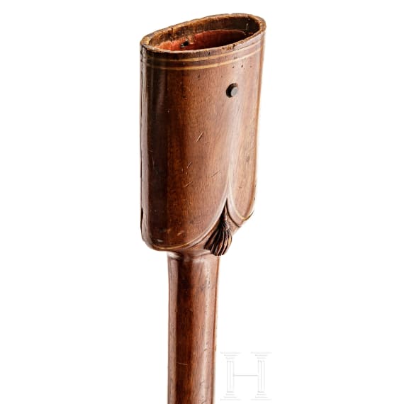 H&ouml;lzernes Degenfutteral, um 1800