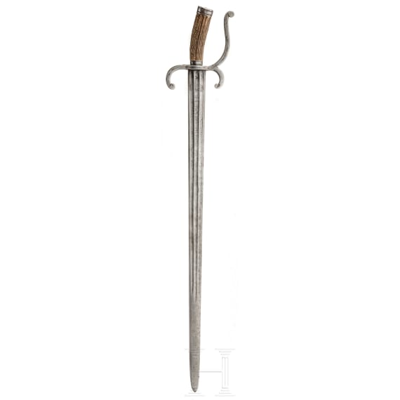 A German hunting sword, early 18th century