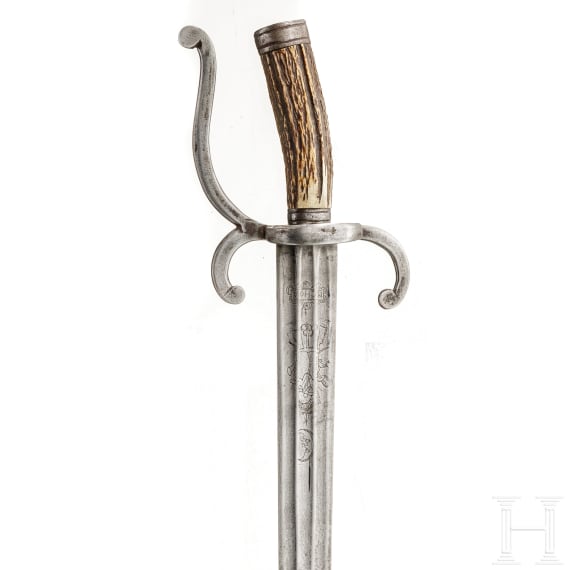 A German hunting sword, early 18th century