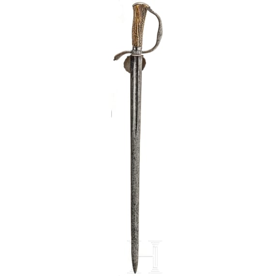 A German hunting hanger, 18th century