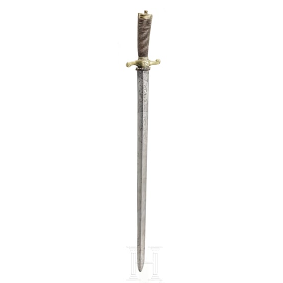 A German hunting hanger, 2nd half of the 18th century