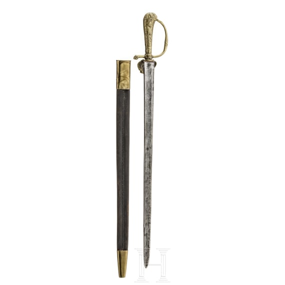 A German hunting hanger, 18th/19th century