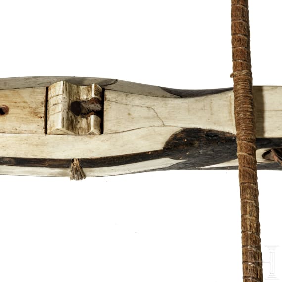 Gotische Hornbogenarmbrust im Stil des 15. Jhdts., Dekorationsfertigung, deutsch, um 1900