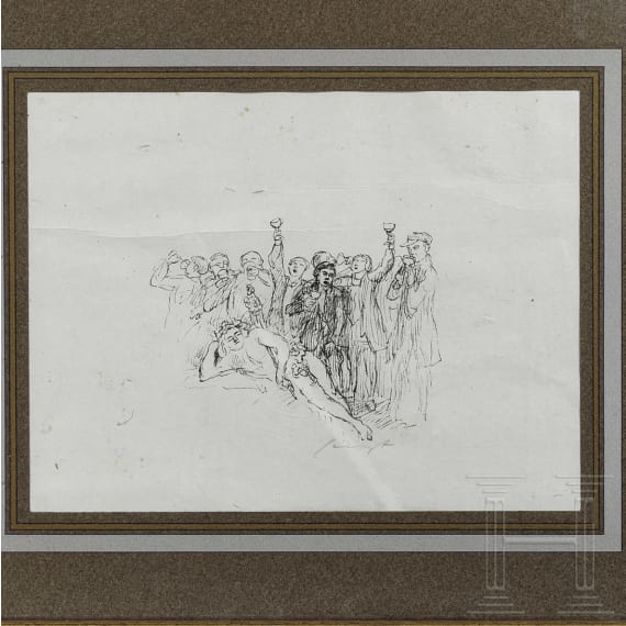 Max Slevogt (1868 - 1932) - f&uuml;nf Grafiken