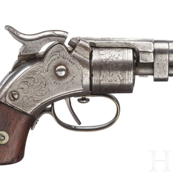 Massachusetts Arms Company Taschenrevolver mit Maynard-Z&uuml;ndsystem
