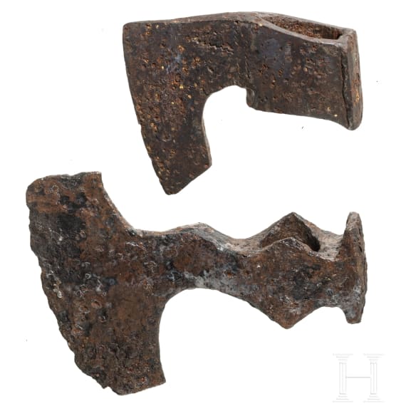 Two Central European axeheads, 11th/13th century