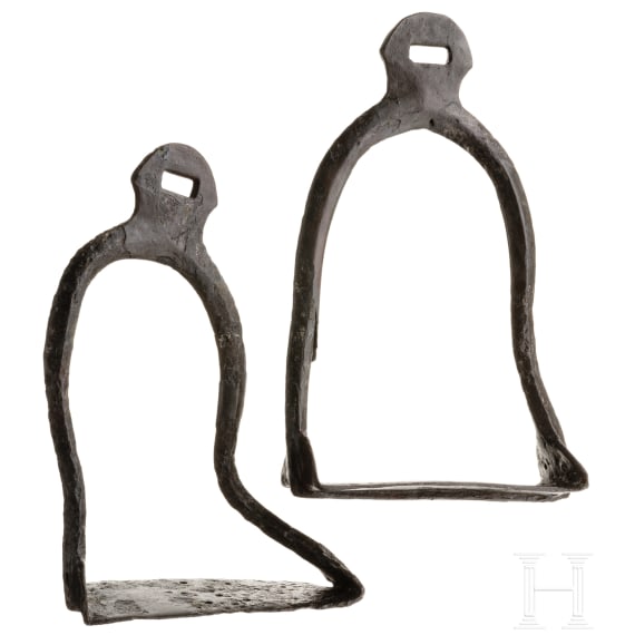 A pair of Alanian stirrups, 10th - 11th century